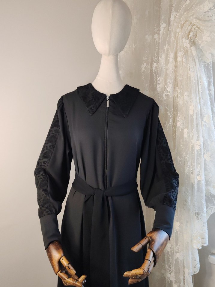 40-42 Beden Tesettür Ferace - Görsel 2