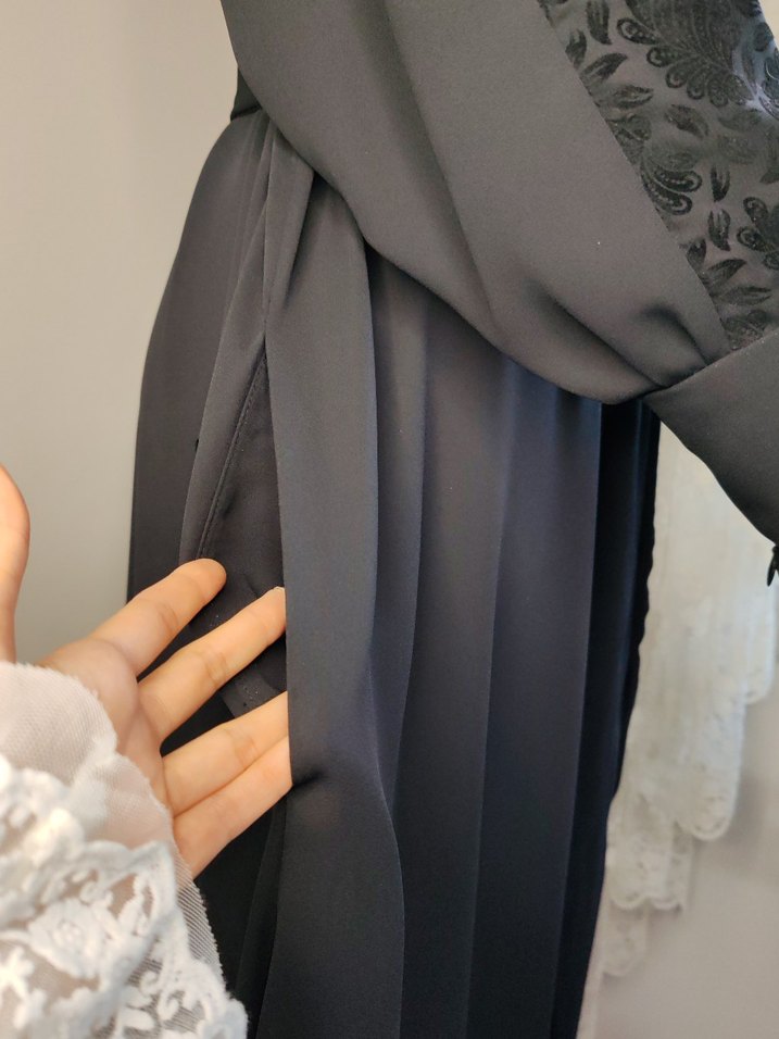 40-42 Beden Tesettür Ferace - Görsel 5