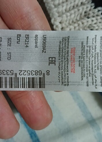 İkili triko eldiven leopar desenli - Görsel 2