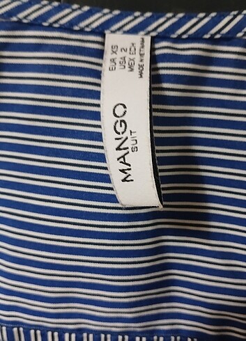 Mango Mango çizgili gomlek