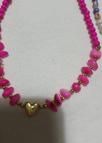 Renkli Boncuklu Mini Bohem Kadın Kolye - Görsel 3