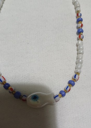 Renkli Boncuklu Mini Bohem Kadın Kolye - Görsel 2