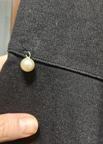 Siyah Kadın Uzun Kollu Salaş Tunik - Görsel 5