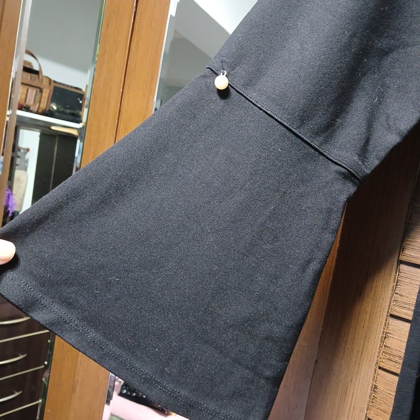 Siyah Kadın Uzun Kollu Salaş Tunik - Görsel 4