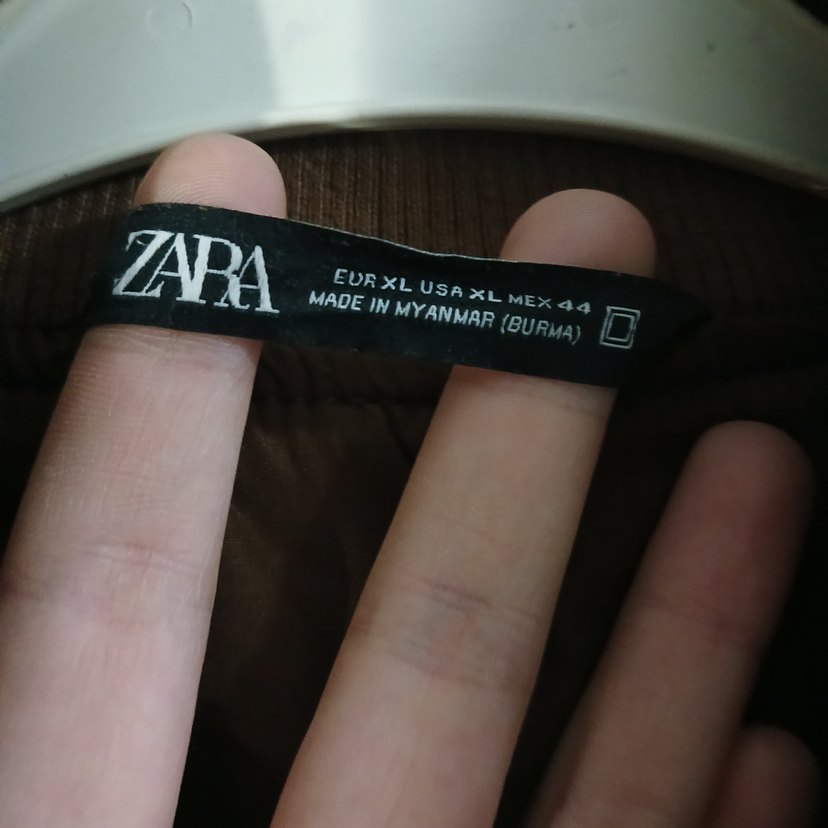 Deri Görünümlü Kahverengi Fermuarlı Erkek Ceket - Görsel 3