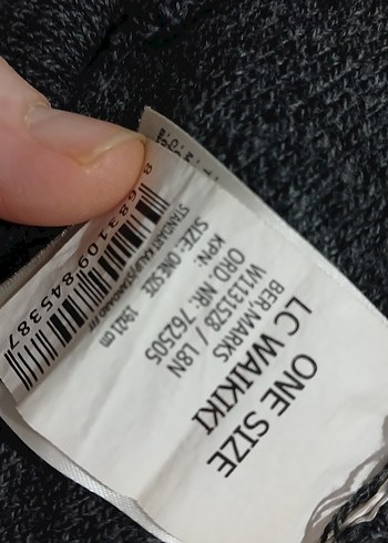 Gri erkek  Örgü Bere - Görsel 4