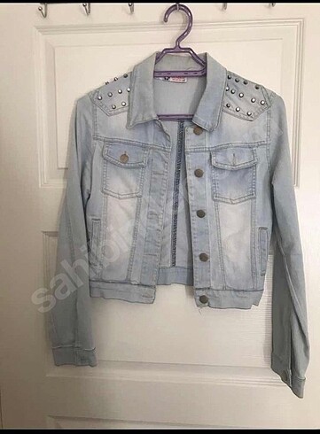 42 Beden mavi Renk Kadın Kot Çeket XL/42beden Markası Gürbüz Collection