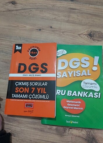 Hiç kullanılmamış DGS test kitaplari