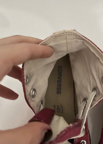 Converse Converse Kadın Kırmızı Yüksek Tabanlı Spor Ayakkabı