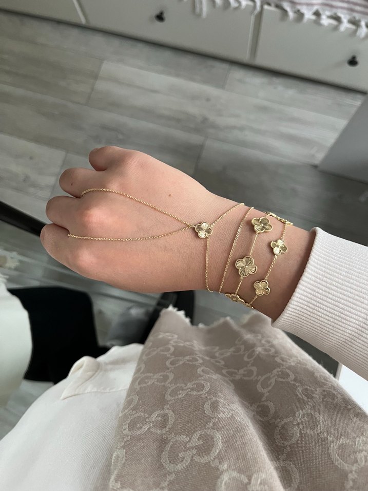 Van Cleef Altın bileklik - Görsel 2