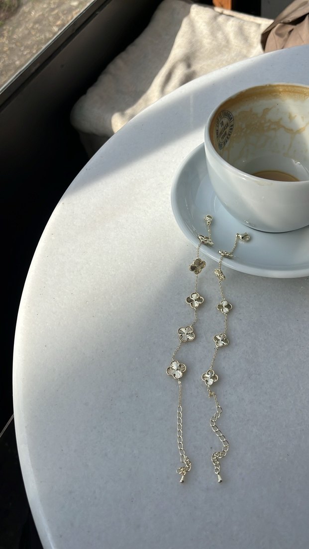 van cleef Yonca Altın Renk Kadın bileklik - Görsel 2