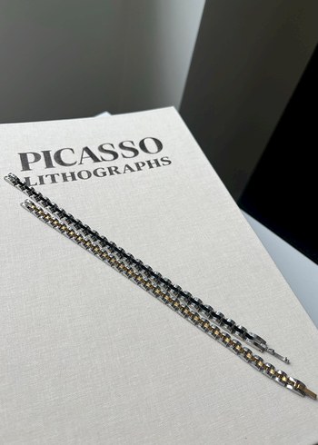 Zincir Detaylı Çelik Erkek Bileklik - Görsel 6