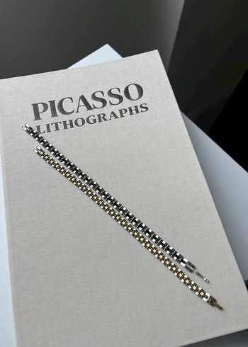 Zincir Detaylı Çelik Erkek Bileklik - Görsel 2