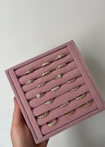 Altın Renkli Zarif Desenli Kadın Yüzük - Görsel 5