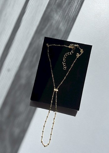 14k Zincir Detaylı Altın Renk Kadın Şahmeran - Görsel 2