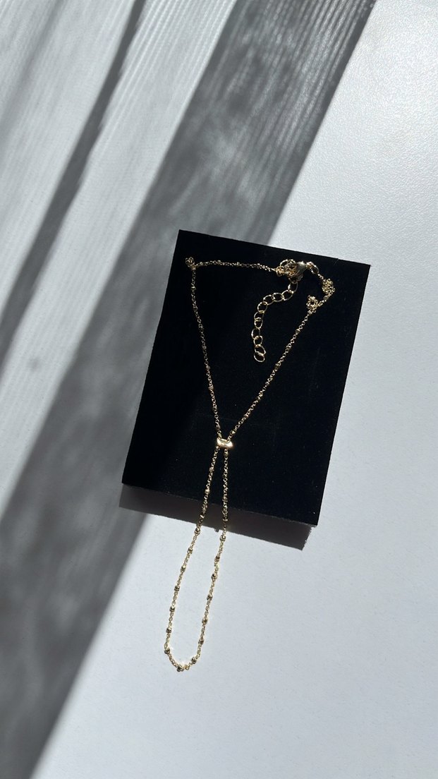 14k Zincir Detaylı Altın Renk Kadın Şahmeran - Görsel 2