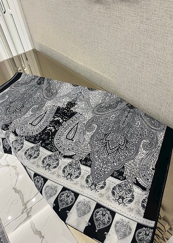 Pamukluk Bohem Etnik Desenli Kadın Şal