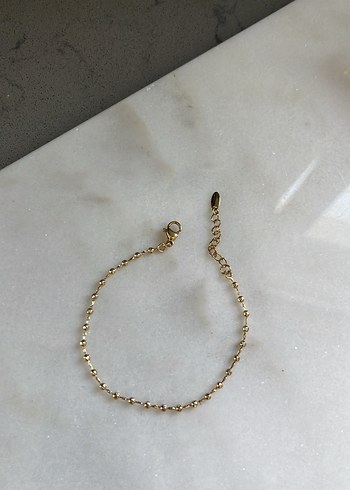swarovski Xuping Dorika Zincir Detaylı Altın Renk Kadın Bileklik