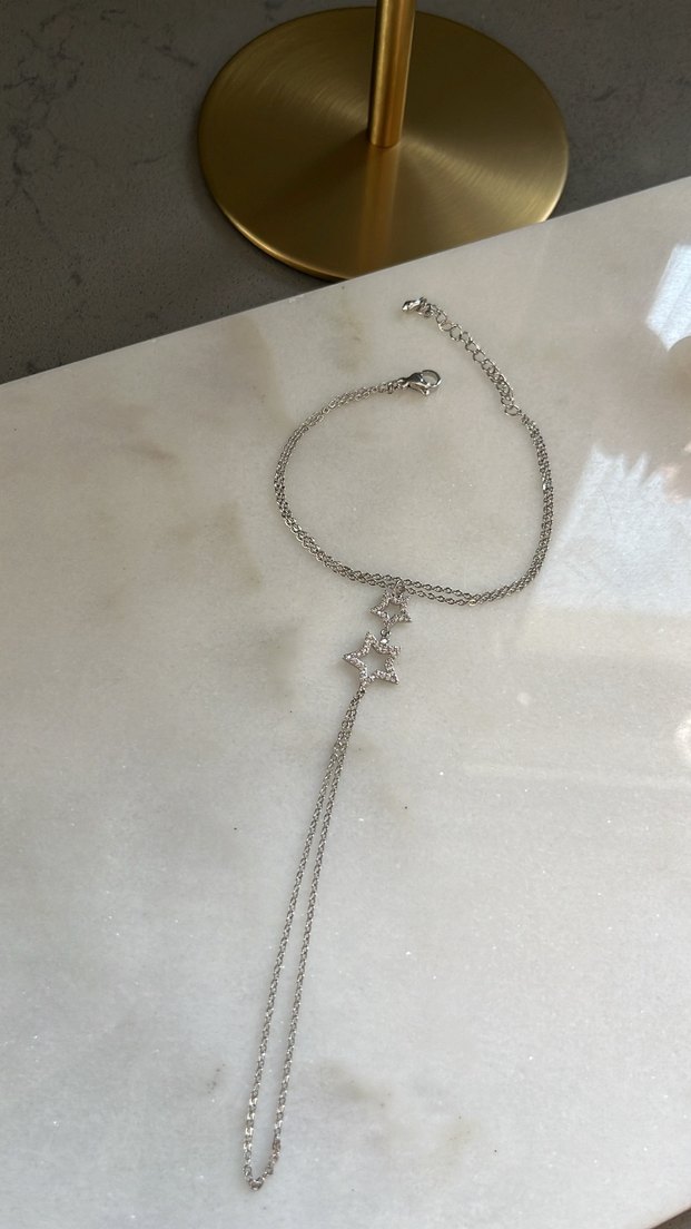 Yıldızlı Gümüş Renk Şahmeran - Görsel 2