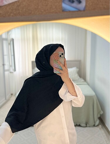 Siyah desenli Şal