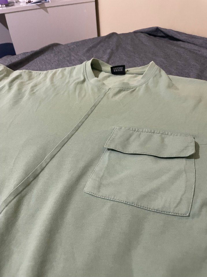 Yeşil Kısa Kollu Erkek Tişört - Görsel 4