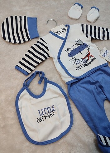 Erkek bebek beşli hastane çıkışı - Görsel 3