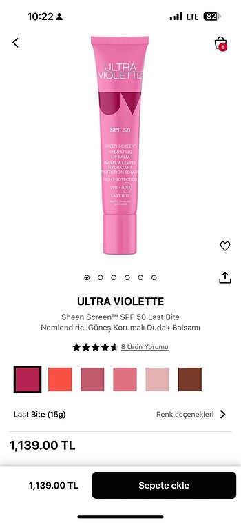 ultra violette spf 50 lip balm - Görsel 5