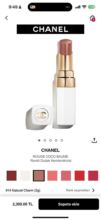 chanel dudak nemlendirici - Görsel 5