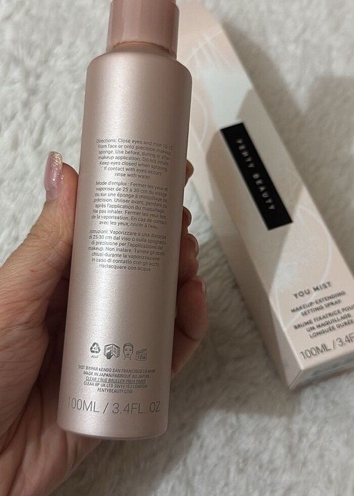 fenty beauty sabitleyici sprey - Görsel 4