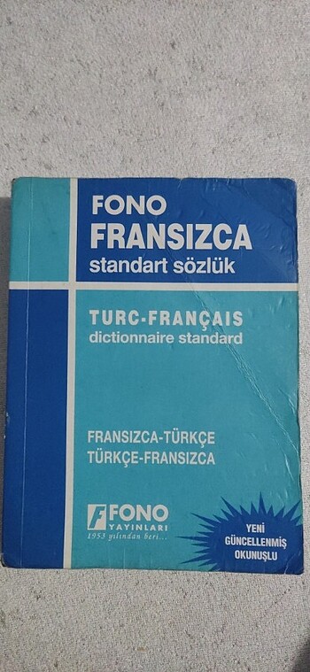 FONO YAYINLARI Fransızca Sözlük 