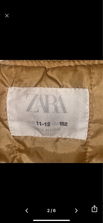 Zara Zara jacket bej rengi ceket