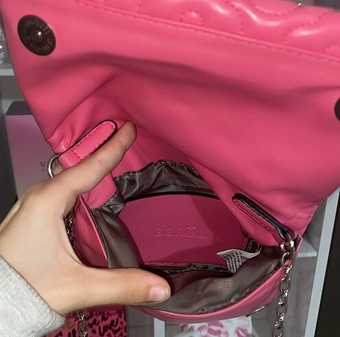  Beden Ecrou pembe çanta