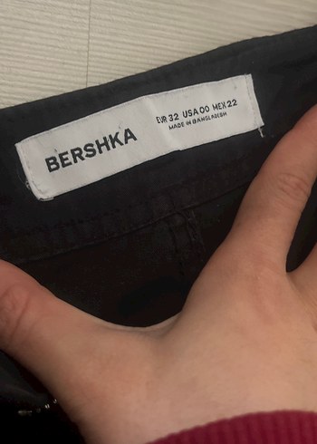 Siyah Kemerli Keten Rahat Kesim Kadın Pantolon - Görsel 2