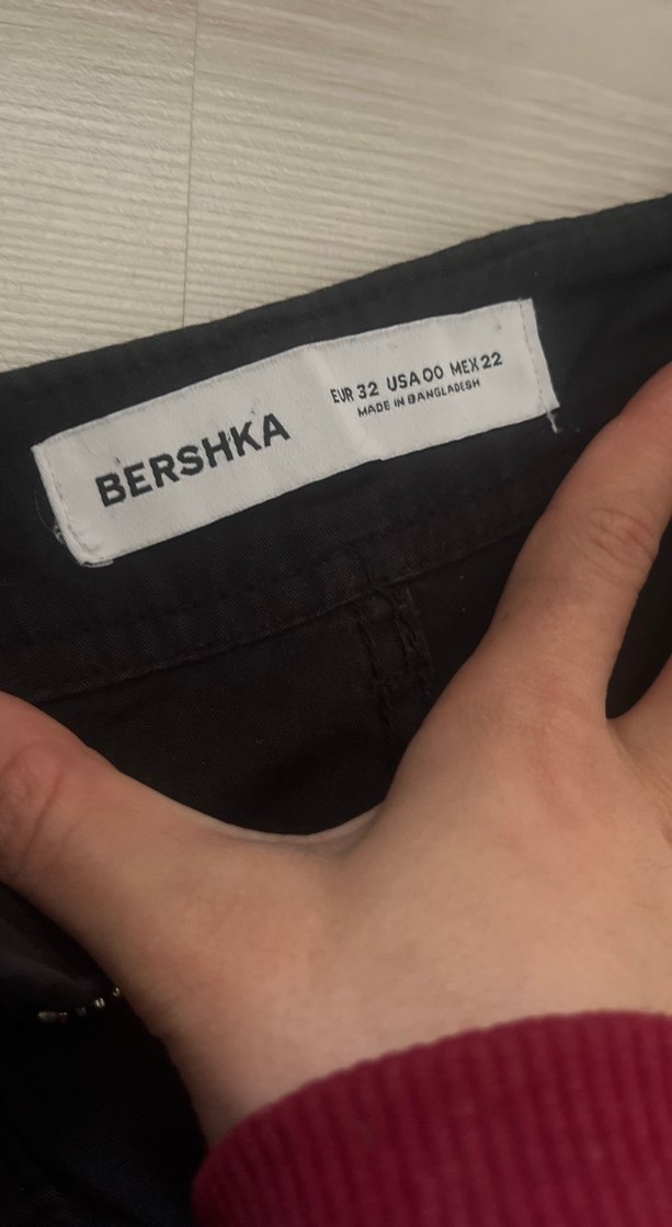 Siyah Kemerli Keten Rahat Kesim Kadın Pantolon - Görsel 2