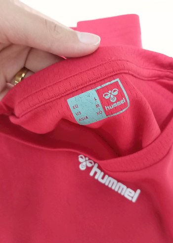 l Beden kırmızı Renk Kırmızı Hummel Erkek Kısa Kollu Tişört