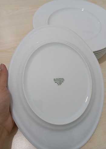 Beden beyaz Renk Beyaz Pasta Tabagı ve Servis Tabagı