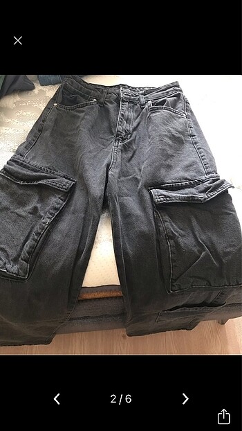 Diğer Bol Paça Büyük Cepli Jeans