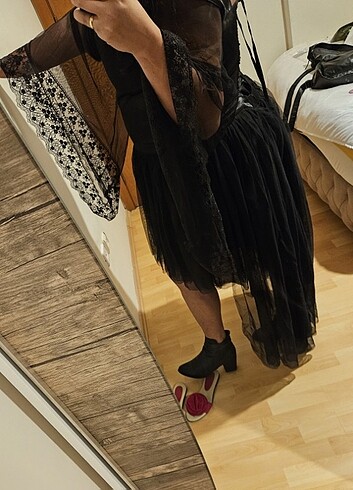 Abiye gotik tarz - party elbise özel tasarim 46-52 beden - Görsel 3