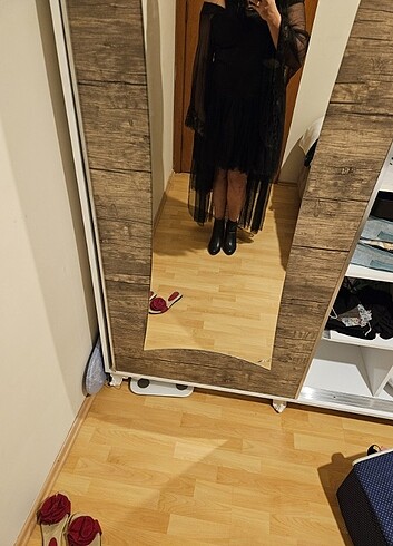 Abiye gotik tarz - party elbise özel tasarim 46-52 beden - Görsel 5