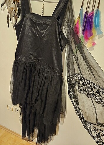 Abiye gotik tarz - party elbise özel tasarim 46-52 beden - Görsel 2