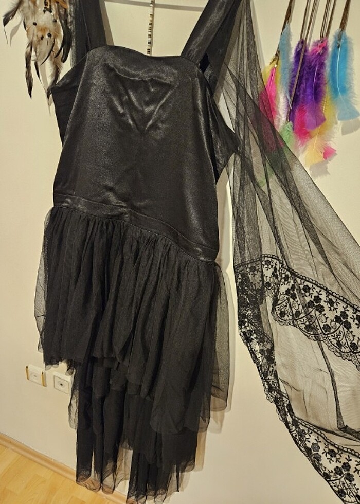 Abiye gotik tarz - party elbise özel tasarim 46-52 beden - Görsel 2