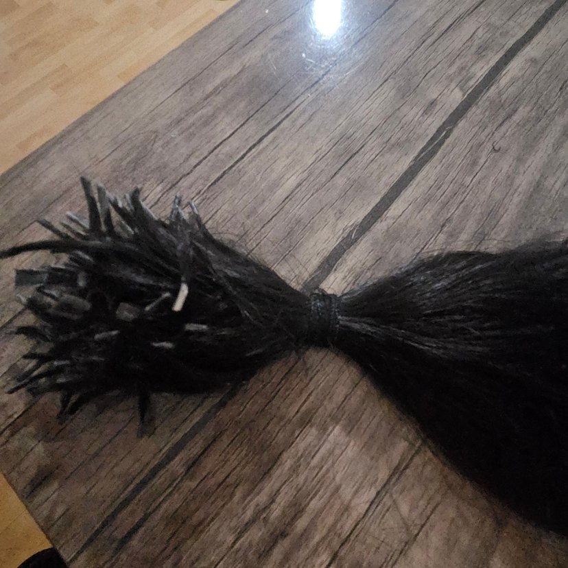 kaynak saç siyah 190 adet 50-55 cm - Görsel 3