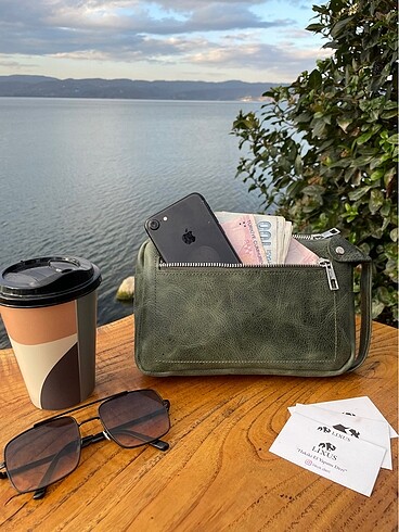 Hakiki Deri El Çantası - Görsel 3