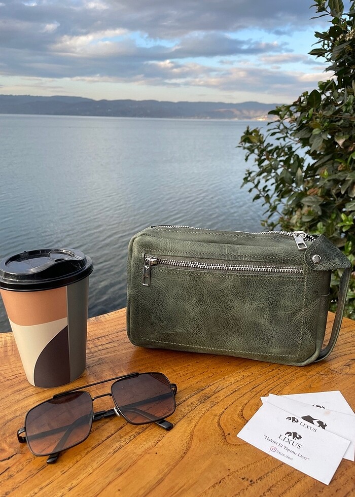 Hakiki Deri El Çantası - Görsel 2