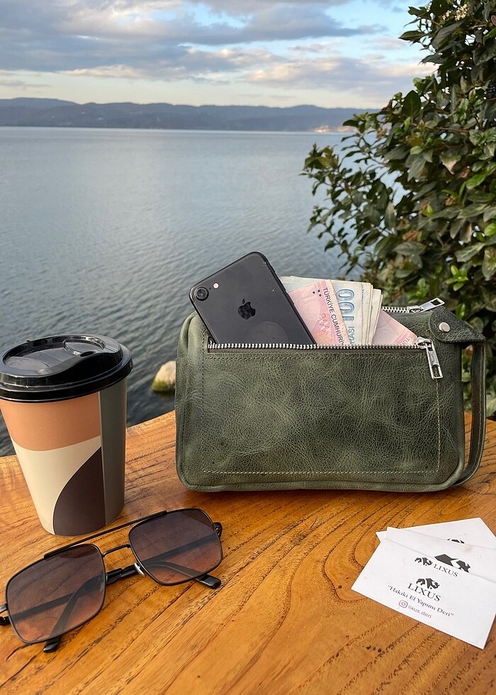 Hakiki Deri El Çantası - Görsel 3