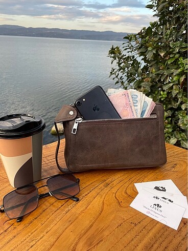 Hakiki Deri El Çantası - Görsel 3