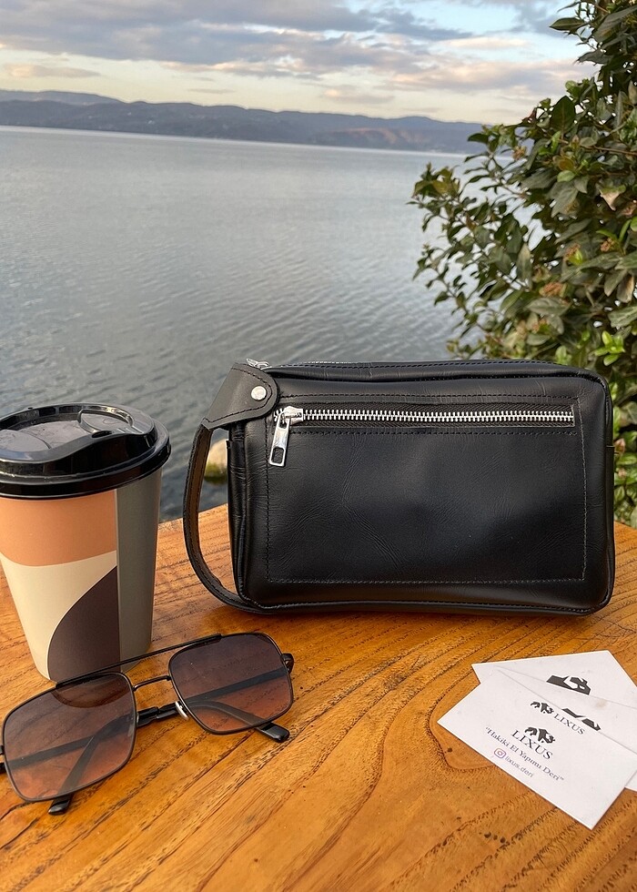 Hakiki Deri El Çantası - Görsel 2