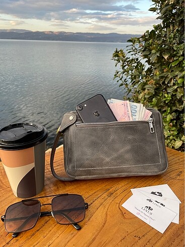 Hakiki Deri El Çantası - Görsel 3