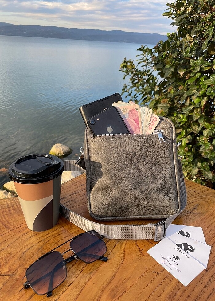 Hakiki Deri Omuz Çantası - Görsel 3