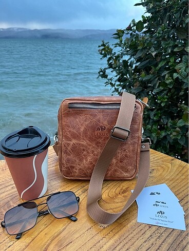 Hakiki Deri Omuz Çantası - Görsel 2